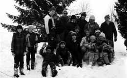 Kulig w Minikowie 1987r