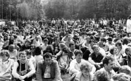 Pielgrzymka akademicka do Czstochowy 1988